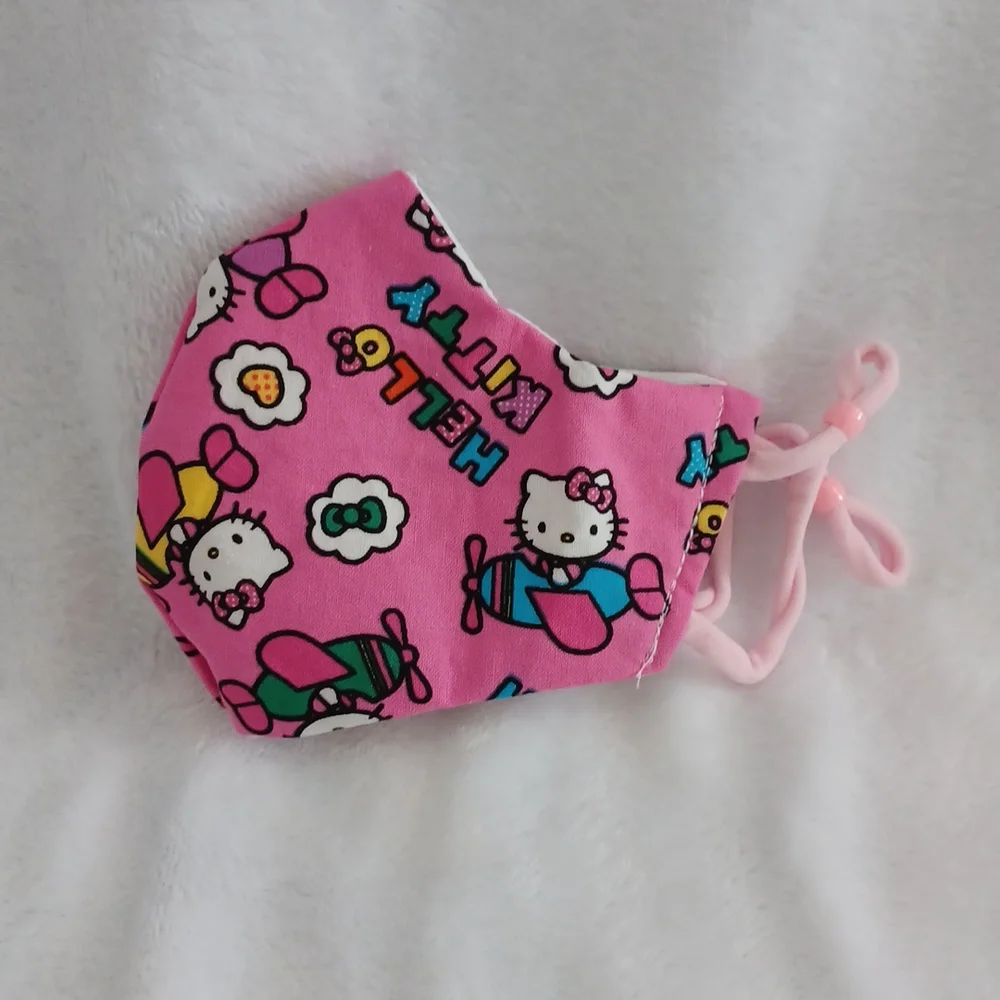Face mask Hello Kitty 3 Layers Childrens